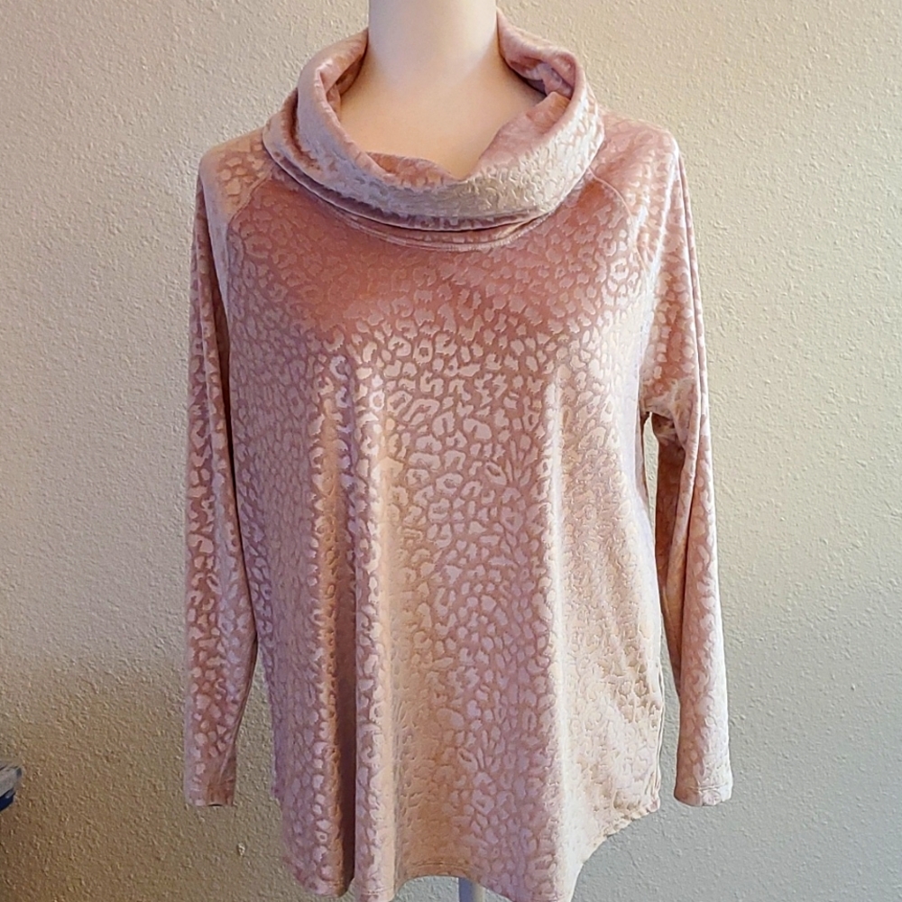 Ruby Rd Pink Cowl Neck (PL)